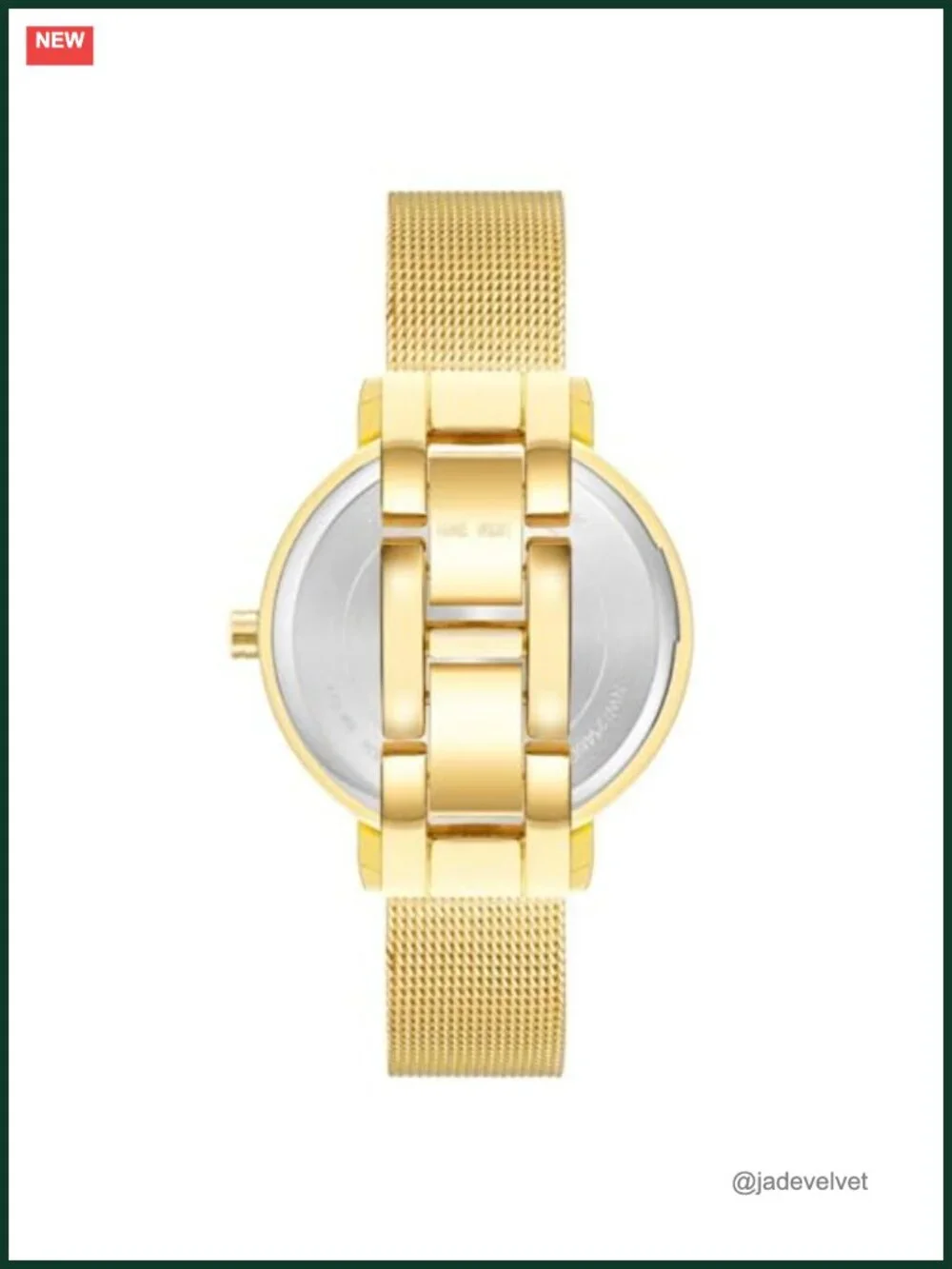 Women's Gold-Tone Mesh Bracelet Watch Japanese Quartz